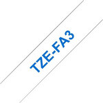 Cartouche ruban Etiqueteuse 12mm Thermocollant Bleu TZe-FA3