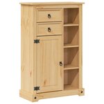 vidaXL Ensemble de meubles salle de bain 2 Pièces Corona bois pin massif