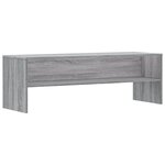 vidaXL Meuble TV sonoma gris 120x40x40 cm bois d'ingénierie