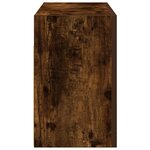 vidaXL Armoire murale de bain chêne fumé 60x25x40 cm bois d'ingénierie