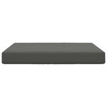 vidaXL Coussin de canapé d'extérieur Anthracite 80 x 80 x 8 cm