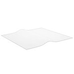 vidaXL Protecteur de table transparent 90x90 cm 1 6 mm PVC
