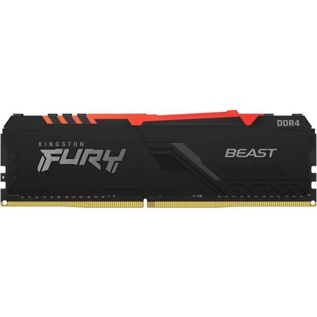 Mémoire Kingston FURY Beast RGB 8 Go DDR4 3600 MHz CL17