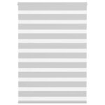 vidaXL Store zèbre gris clair largeur du tissu 90 9 cm polyester