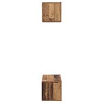 vidaXL Ensemble de meubles TV 2 Pièces Bois ancien 80 x 30 x 30 cm
