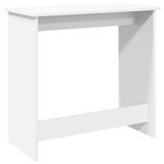 vidaXL Bureau Blanc 80x40x75 cm Bois d'ingénierie