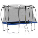 vidaXL Ensemble de trampoline rectangulaire 335x244x90 cm 150 kg