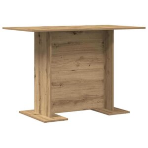 vidaXL Table de salle à manger chêne artisanal 110 x 60 x 75 cm