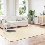 vidaXL Tapis Shaggy à poils longs NAVARRA crème 200x290 cm polyester