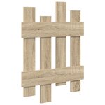 vidaXL Porte-manteau mural avec stockage Chêne Sonoma 60 x 3 x 82 cm