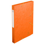 Boite de classement Cartobox Dos 25mm Carte lustrée Nature Future® Orange EXACOMPTA