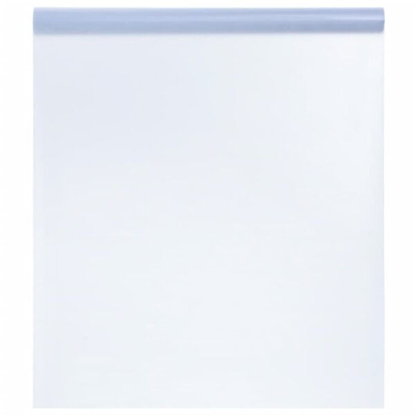 vidaXL Film de fenêtre statique dépoli gris 45x2000 cm PVC