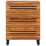 vidaXL Buffets 2 Pièces 60x34x75 cm bois d'acacia massif