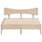 vidaXL Cadre de lit sans matelas 120x200 cm bois de pin massif