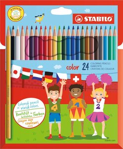 Etui de 24 Crayons de couleur COLOR Assortis STABILO