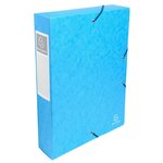 Boite De Classement Exabox Dos 60mm Carte Lustrée - A4 - Turquoise - Exacompta