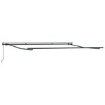 vidaXL Auvent Rétractable Gris clair 400 × 350 cm tissu