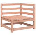 vidaXL Canapés d'angle de jardin 2 Pièces 70x70x67 cm bois massif douglas
