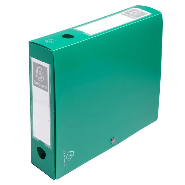 Boite De Classement À Pression Dos 60mm Polypropylène 7/10e Opaque - A4 - Vert - X 10 - Exacompta