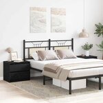 vidaXL Cabinet de chevet 2 Pièces Chêne noir 50 x 40 x 43.5 cm