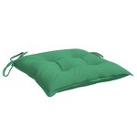vidaXL Coussins de palette lot de 4 vert 50x50x7 cm tissu oxford