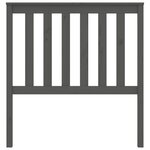 vidaXL Tête de lit Gris 96x6x101 cm Bois massif de pin