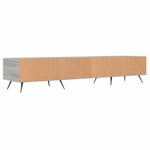 vidaXL Meuble TV sonoma gris 150x36x30 cm bois d'ingénierie