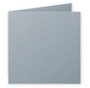 Paquet de 25 cartes pliées 210g 135x135 argent clairefontaine