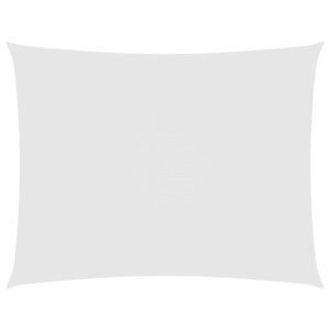 vidaXL Voile de parasol Tissu Oxford rectangulaire 5x7 m Blanc