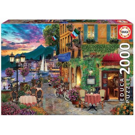 EDUCA Borrás puzzle 2000 pieces italian fascino 18009