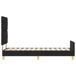 Cadre de lit vidaXL Noir 80x200 cm en tissu