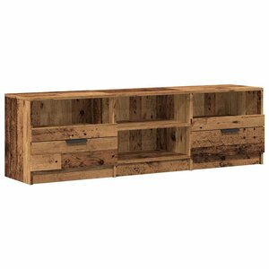 vidaXL Meuble TV vieux bois 150x33 5x45 cm bois d'ingénierie