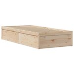 vidaXL Cadre de lit sans matelas 90x190 cm bois de pin massif