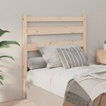 vidaXL Tête de lit 106x4x100 cm Bois massif de pin