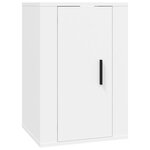 vidaXL Ensemble de meubles TV 2 Pièces Blanc Bois d'ingénierie