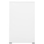 vidaXL Classeur Blanc 46x62x102 5 cm Acier