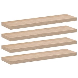 vidaXL Étagères flottantes 4 Pièces 90x23 5x4cm bois d'ingénierie