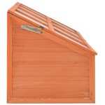 vidaXL Serre Bois 180x57x62 cm