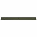 vidaXL Étagère flottante 2 Pièces Vert olive 60 x 8 5 x 2 5 cm Acier