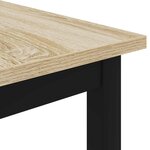 vidaXL Table basse Sonoma 70 x 50 x 36 cm Bois d'ingénierie