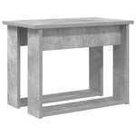vidaXL Ensemble de tables basses 2 Pièces Gris béton Bois d'ingénierie