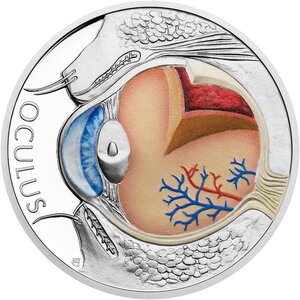 Monnaie EYE Human Body 1 Oz Argent 1$ Niue 2025 (PRÉCOMMANDE)