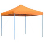 vidaXL Tente de fête 292 x 292 x 315 cm Orange Tissu Oxford