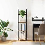 vidaXL Étagère chêne artisanal 40 x 30 x 146 cm Bois d'ingénierie