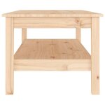 vidaXL Table basse 110x50x40 cm Bois massif de pin