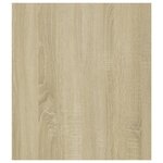 vidaXL Table d'appoint chêne sonoma 60x40x45 cm bois d'ingénierie