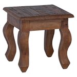 vidaXL Table Gigogne 3 Pièces Marron Bois massif d'acajou