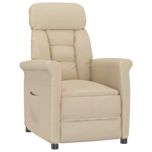 vidaXL Fauteuil Relax Crème