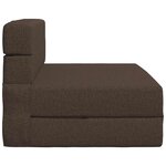 vidaXL Canapé-lit pliable Taupe 70 x 80 x 60 cm Tissu