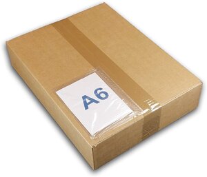 Lot de 500 pochettes porte-document a6 neutre